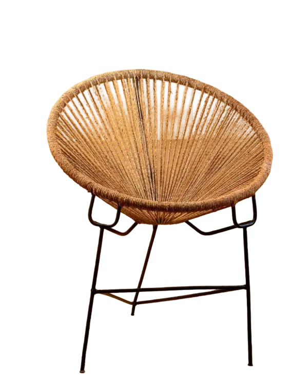 Chaise en Corde Tressée
