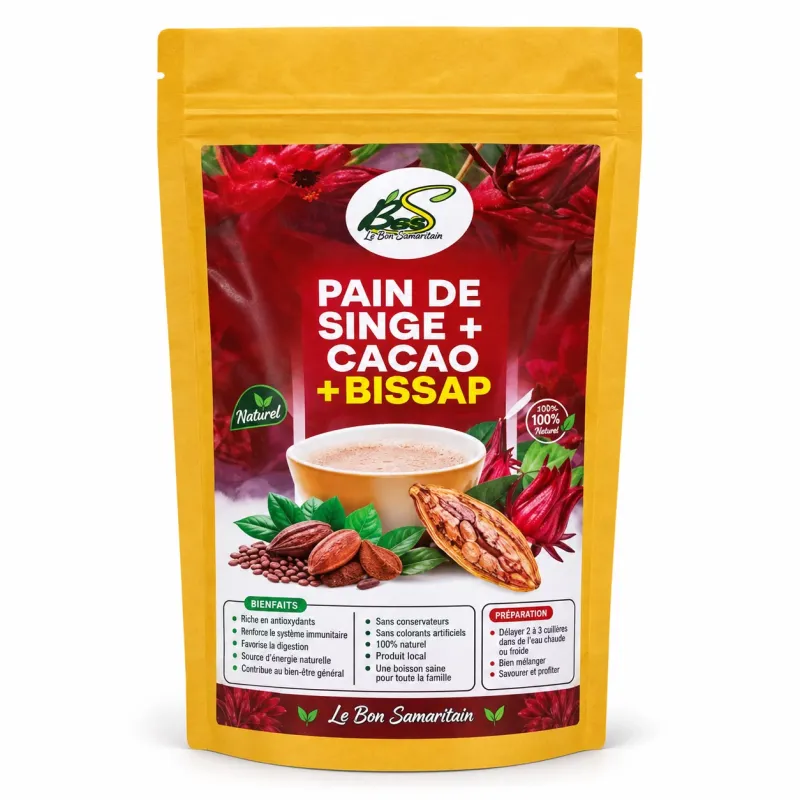 Infusion Pain de Singe, Cacao & Bissap
