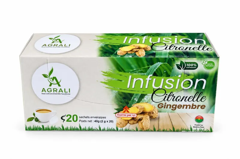Infusion Citronnelle Gingembre