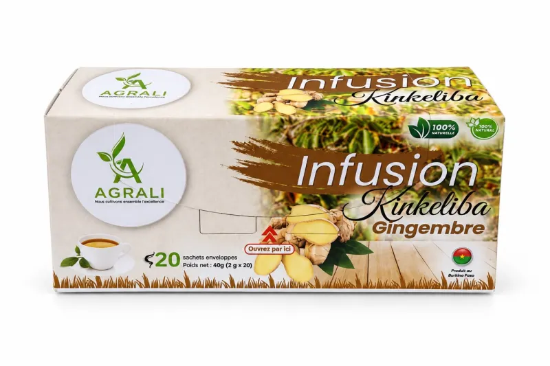 Infusion Kinkeliba Gingembre