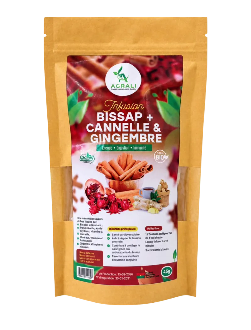 Infusion Bissap, Cannelle & Gingembre